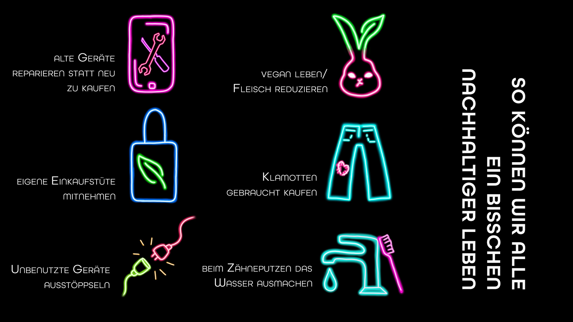 Icons zum Thema Energieeffizienz